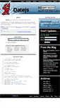 Mobile Screenshot of datejs.com